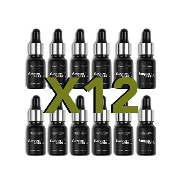 Simon&Tom - Fungusless - Traitement Antifongique - Ingrédients Naturels de Haute Qualité -Élimine les Champignons des Ongles-