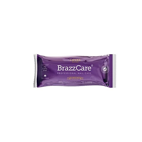 OCIBEL - Carton 90 sachets BrazzCare BalbCare Gant Manucure Brésilienne inclus 1 Lime et Bâtonnet pour Manucure, Faux Ongles 