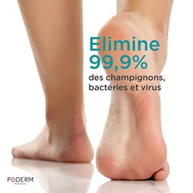 PODERM - LOT 4 PRODUITS | KIT PROFESSIONNEL TRAITEMENT MYCOSE ONGLES - Soin complet Pied/Main - Facile et Rapide - Swiss Made