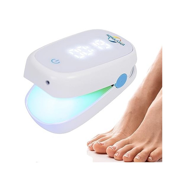 Dispositif Traitement Laser Champignons Ongles,Appareil Traitement Laser Mycose Ongles,Dissolvant Ongles Usage Domestique San