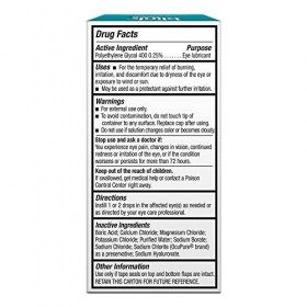 Blink Tears Lubricating Eye Drops Mild-Moderate Dry Eye 0.5 Fl Oz Sterile by Blink English Manual 