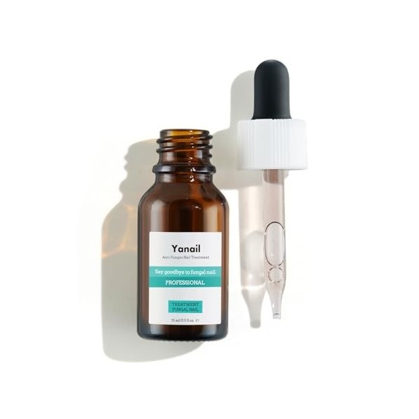 Mycose Ongles Des Pieds Yanail Traitement Mycose Ongle Pied Mycose Pied Rouge Brun 15ml-Régénére et Renforce lOngle