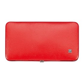 ZWILLING Manicure Twinox Trousse Manucure, Cuir Rouge, 7 Pièces, 1 Unité