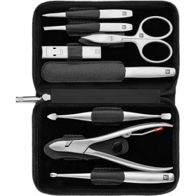 Henckels - Twinox - Kit de manucure - Étui en cuir nappa - 8 pièces