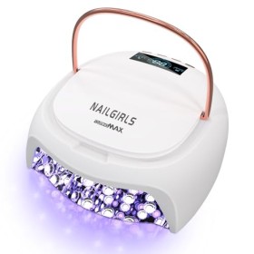 Lampe à Ongles Rechargeable,NAILGIRLS 80W Sans Fil Lampe Led UV Pour Ongles Capteur Automatique Séchoirs à Ongles avec 4 Régl