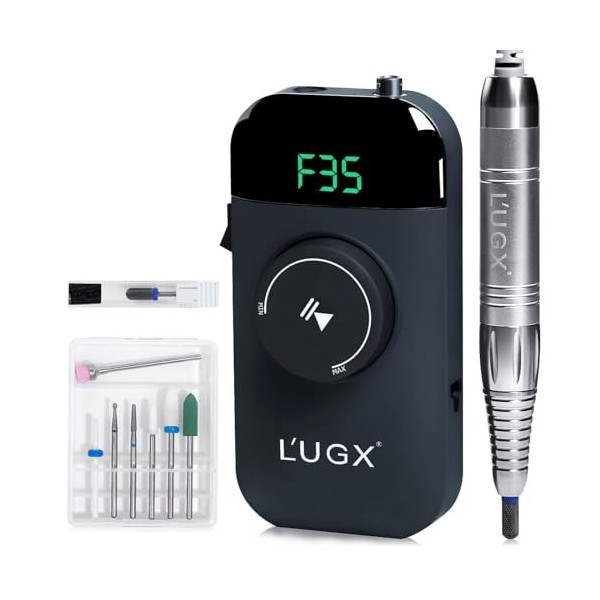 LUGX Perceuse à ongles professionnelle avec moteur sans bruchless LG609