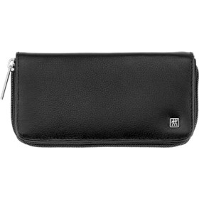 ZWILLING Manucure kit 6 pièces, set de soin des ongles et pédicure, cuir de vachette avec fermeture éclair, avec coupe-ongle