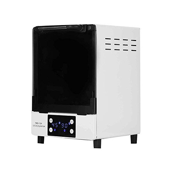 Stérilisateur UV professionnel, armoire ultraviolette à affichage numérique UV 100W 12L pour serviette doutils dart dongle