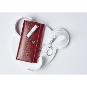 Zwilling - 97092-002-0 - Manicure Twinox - Etui à Manucure - Cuir de Boeuf - Rouge