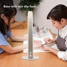 Lampe à Ongles pour Bureau, Lampe Demi-Lune, Lampe de Bureau à Ongles Demi-Lune de 30 Pouces pour Professionnels 2520LM Lumiè