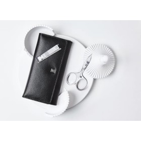 ZWILLING Etui à Manucure, Cuir de Nappa, Noir