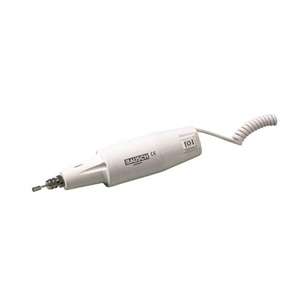 Bausch 0360 Elektriese manikure/pedicure toestel vir professionele mense, regs/links hardloop funksie, oneindig verstelbare, 