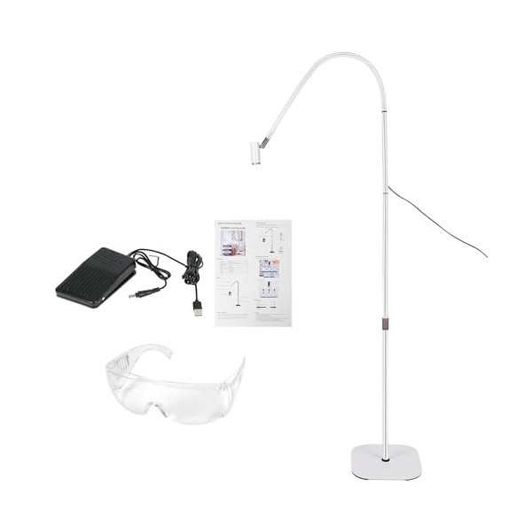 Lampe UV LED avec interrupteur silencieux - USB 6 W LED violette - Colle UV pour ongles - Séchage rapide - Pour faux cils - V