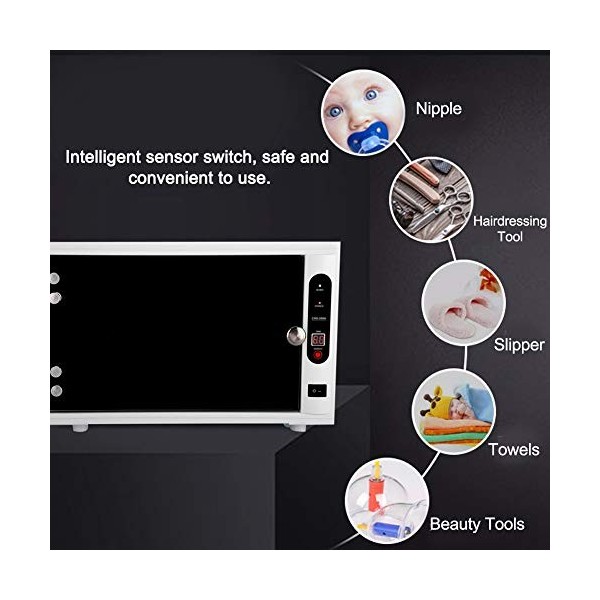 Cabinet de désinfection, machine UV multifonctionnelle de stérilisation de salon doutil de manucure de stérilisateur 220V 