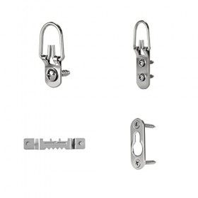 ook par Hillman 535672 59242 Zinc Bague assorties Cintre et cadre photo arrière kit, 32 pièces