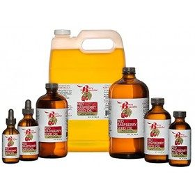 Red Raspberry Seed Oil - Cold Pressed by Berry Beautiful from locally grown Raspberries - 100% Pure & Unrefined 4 fl oz 
