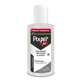 POUXIT - XF - Lotion anti-poux et lentes - Agit en 1 seule application de 15 minutes - Traitement du cuir chevelu - Dès 6 moi