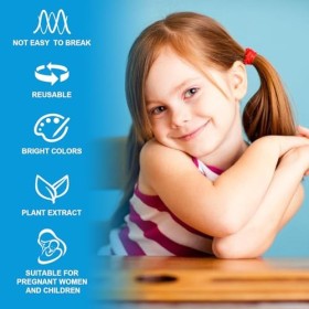 20 Pièces Attache capillaire anti poux,Sûre,saine et efficace Noir, Violet, Rouge,Rose et jaune Fluorescent 