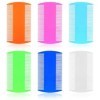 Ymapinc Lot de 6 peignes double face anti-poux en plastique - Peigne anti-puces pour chat - Peigne à poux pour enfants et ani