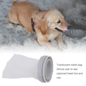 Filtres de Capture de Peigne à Poux électriques, Le Maillage Translucide Jetable Se Fixe Facilement Remplacement du Filtre en