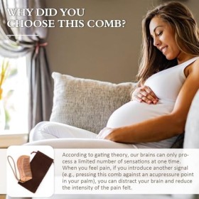 1 peigne daccouchement naturel pour les douleurs du travail, les essentiels post-partum, les essentiels après la naissance p