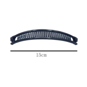 Lot de 2 pinces à cheveux noires et brunes - Pinces à cheveux vintage - Pour cheveux épais et bouclés - Pinces à cheveux long