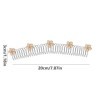 Pinces à cheveux extensibles en forme de U en forme de fleur invisible – Peigne fixateur de finition pour cheveux, outil de c