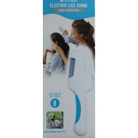 Peigne Poux - Lente - Electrique - Sans produits - Indolore - Impulsion Electrique - 098