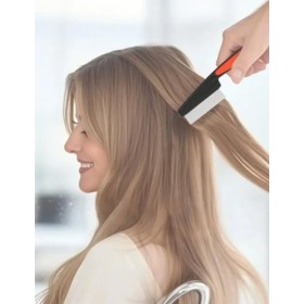 Peigne à poux, peigne à poux en acier inoxydable, élimine en toute sécurité les poux en acier inoxydable extra fin pour bébés