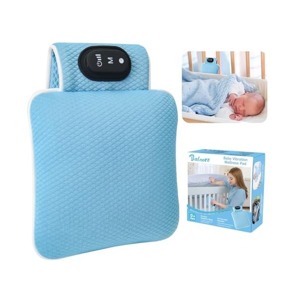 Baby Sleep Soother, Balnore Sucette Vibrante pour Bébé 3 Modes et Intensités de Vibration Aide Bébé à Dormir Minuterie de 90 