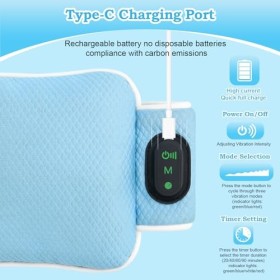 Baby Sleep Soother, Balnore Sucette Vibrante pour Bébé 3 Modes et Intensités de Vibration Aide Bébé à Dormir Minuterie de 90 