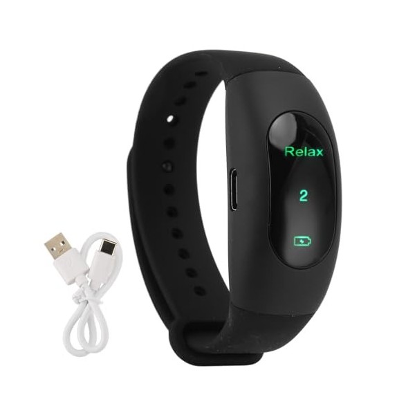 Machine Daide Au Sommeil Pour Adultes, Aide au sommeil bracelet montre dispositif soulagement de lanxiété 3 Modes 6 force m