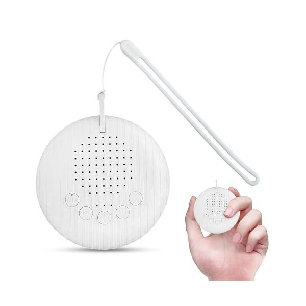 Lyknya - Machine à Bruit Blanc, machine à bruit blanc bébé avec 10 sons relaxants, y compris bruit blanc, berceuse et sons na