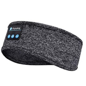 Casque de Sommeil, Sommeil Casque Musical Bluetooth 5.0 sans Fil avec Ultra-Fins HD Stéréo Haut-parleurs, Anti Bruit Sommeil 