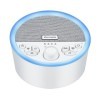 Exmate Machine de Bruit Blanc Portable avec veilleuse,White Noise Machine avec 29 sons apaisants HIFI,contrôle du volume,minu