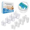 Dispositifs Anti Ronflement, 8 Pièces Anti Ronflement Pince Nez, Dilatateur Nasal Dilatateur en Silicone, Séparateur Nasal, A