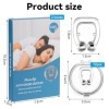 12PCS Pince à Nez Anti Ronflement, Clip de Nez en Silicone Magnétique, Dilatateur Nasal Réutilisable, Dispositifs anti-ronfle