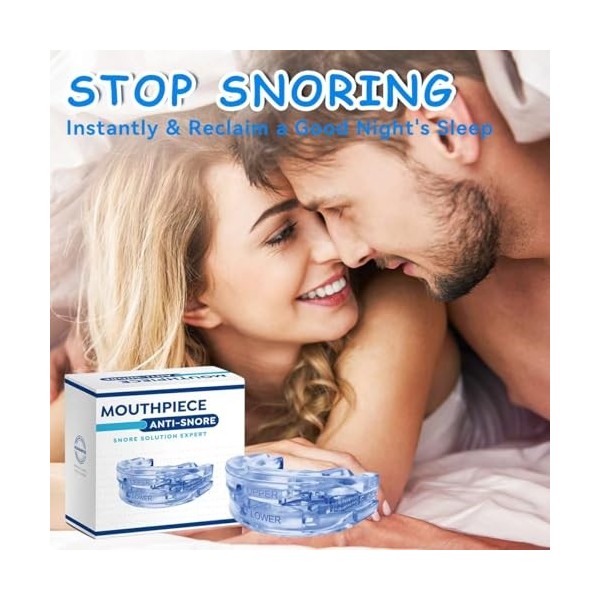 Anti Ronflement Orthese Anti Ronflement Inodore Et Doux Anti Ronflement Efficace Puissant Adapté Aux Hommes et Aux Femmes Ron