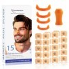 Bandelette Nasales 30 Pièces, Dispositifs Anti-Ronflement Set, Livré avec 4 pince-nez Nose Tappe Contre les Ronflements, Tail