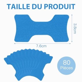 BORISCA 80 PCS Mouth Tape, Sleep Tape Respirant Bande Buccale pour Dormir Mouth Tape, Sleep Strips Mouth pour Améliorer la Re