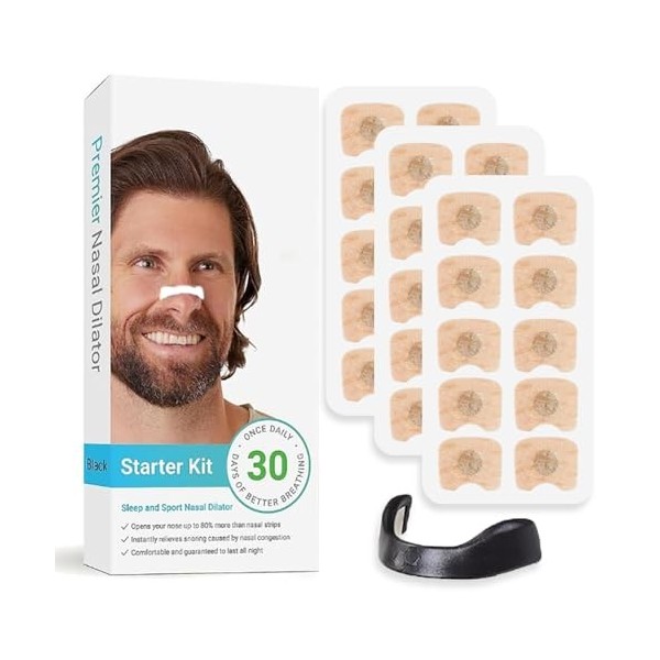 TOEECY Bande Nasale Magnétique 60 Pcs Intake Breathing Respiration dadmission Anti Ronflement idéales pour les familles ronf