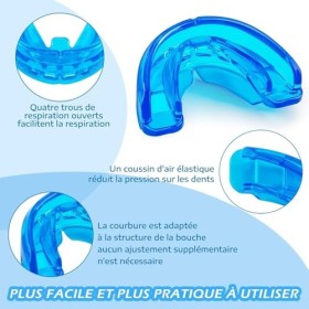 Appareil Anti Ronflement Mise à Niveau MatéRielle Doux Et Max épais éLastique ne Fait Pas Mal à La Bouche Goutiere Dent Bruxi