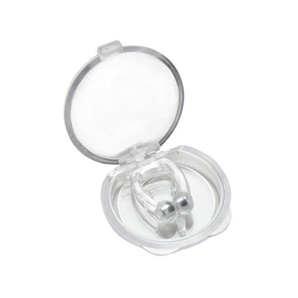 TTPSRY 10 Pcs Masque de Nuit Anti Ronflement Efficace Clip de Nez en Silicone Magnétique Dilatateur Nasal Prévenir lapnée In