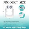 TTPSRY 10 Pcs Masque de Nuit Anti Ronflement Efficace Clip de Nez en Silicone Magnétique Dilatateur Nasal Prévenir lapnée In