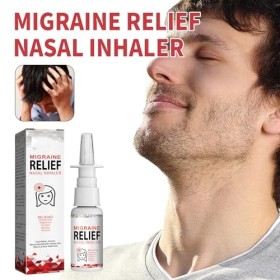 Dispositif d’Aspiration Nasale de Migraine,Inhalateur Nasal de Soulagement de la Migraine,Inhalateur Soulagement des Maux de 