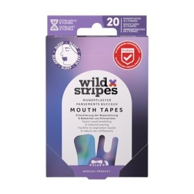 Wild Stripes - Mouth Patches Sunset - Bandes pour améliorer la respiration nasale et le sommeil - Patchs bouche avec 2 design