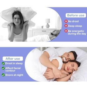 90 Pièces Mouth Tape for Sleeping - Bande Anti-ronflement Buccale pour Dormir - Développez LHabitude De La Respiration Nasal