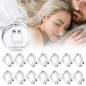Eiflayn Anti Ronflement,15 Pièces Dispositifs Anti-Ronflement,Aimant Anti Ronflement,Ronflement Réutilisable,Anti Ronflement 