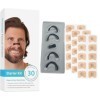 30 PièCes ecarteur nasal magnétique,bande nasale magnétique,Intake Breathing Nasal Strip,Nasal Strips Pour RéDuire Le Ronflem