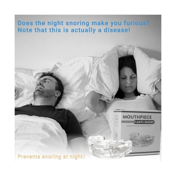 Goutiere Dent Bruxisme,Orthèse anti-ronflement,Gouttière Anti Ronflement,Il RéSout Efficacement Le ProblèMe Du Ronflement Pen